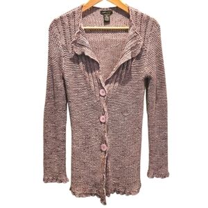 BCBGMaxAzria‎ purple knitted cardigan